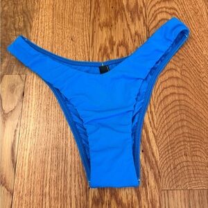 Vix Swimwear by Paula Hermanny Blue Cheeky Bikini Bottoms Size Small